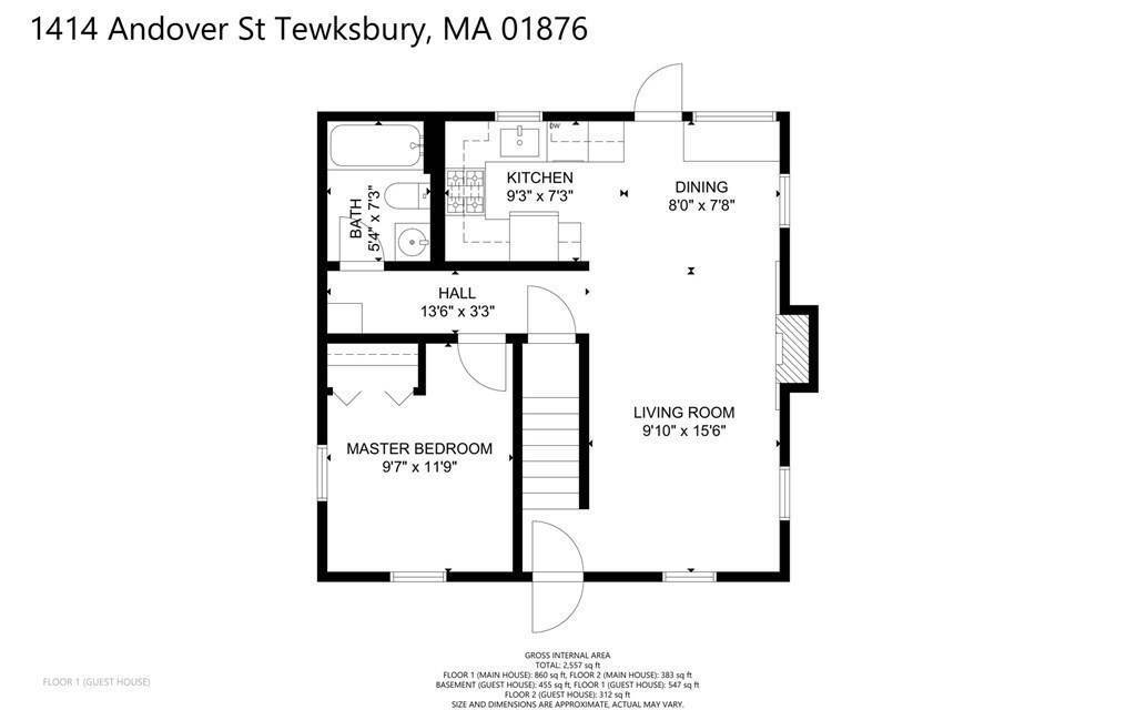 40. Single Family for Sale at Tewksbury, MA 01876