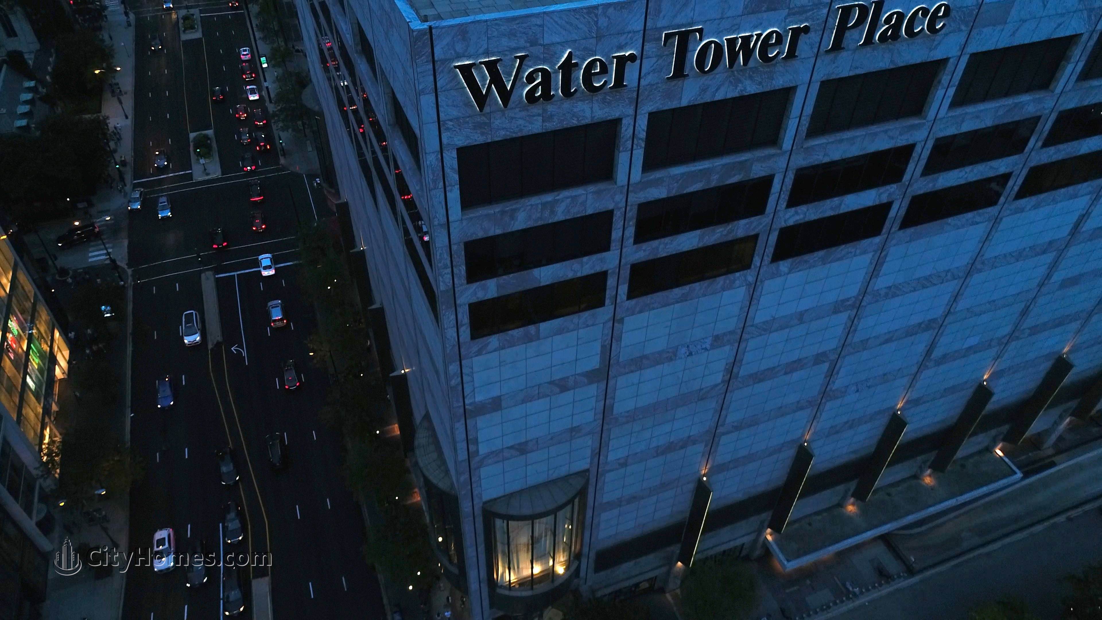 Water Tower Place byggnad vid 180 E Pearson St, Central Chicago, Chicago, IL 60611