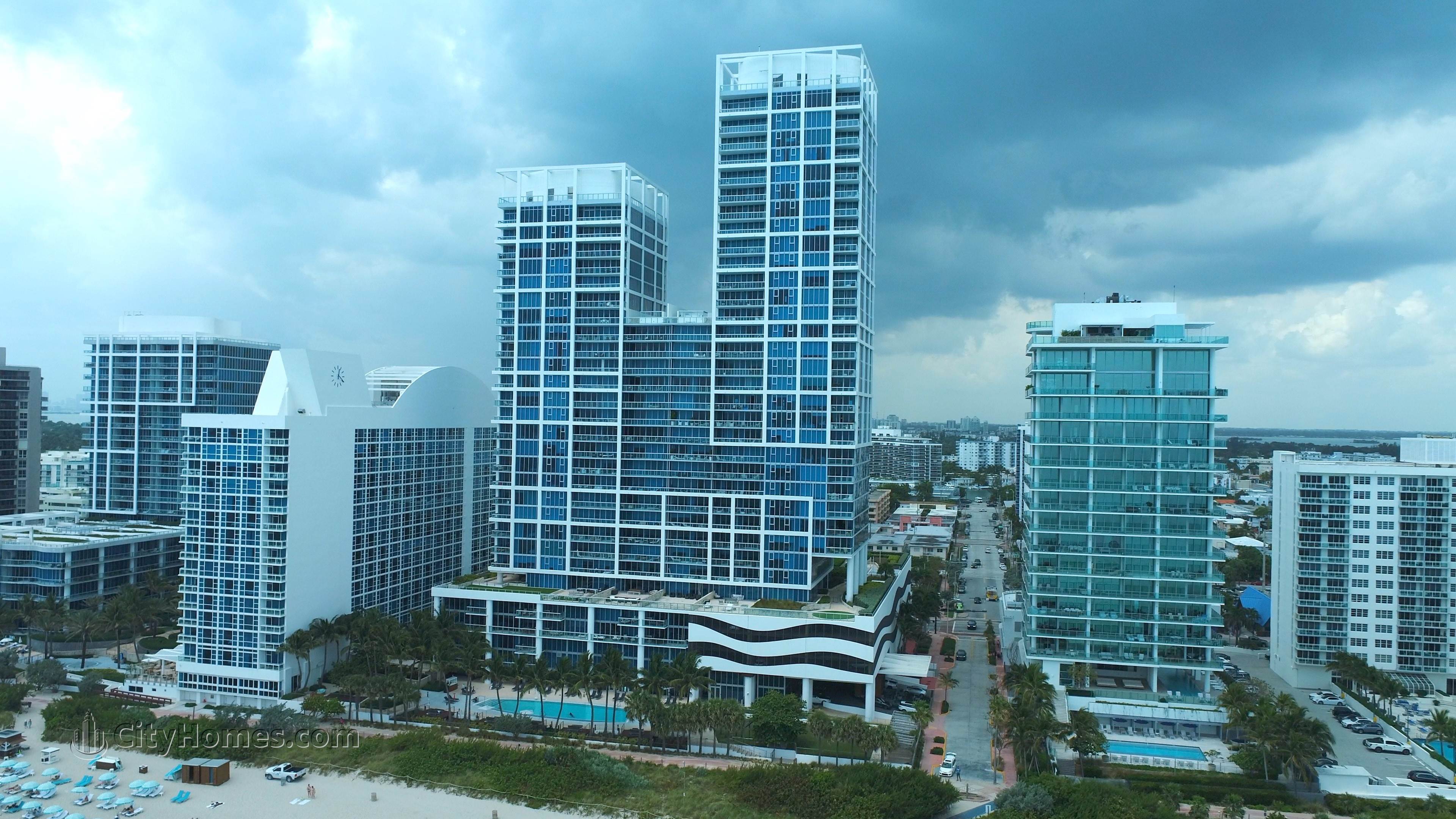 CARILLON HOTEL AND RESIDENCES NORTH TOWER byggnad vid 6899 Collins Avenue, Atlantic Heights, Miami Beach, FL 33141