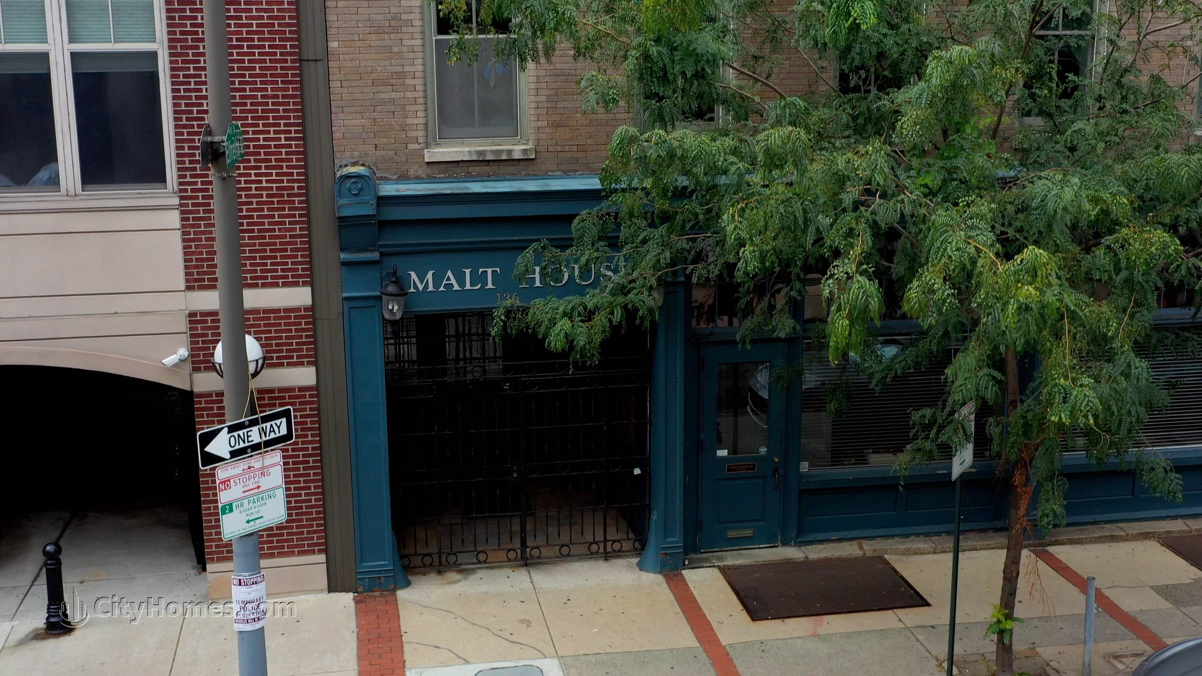 Malt House byggnad vid 136 N 2nd St, Old City, Philadelphia, PA 19106
