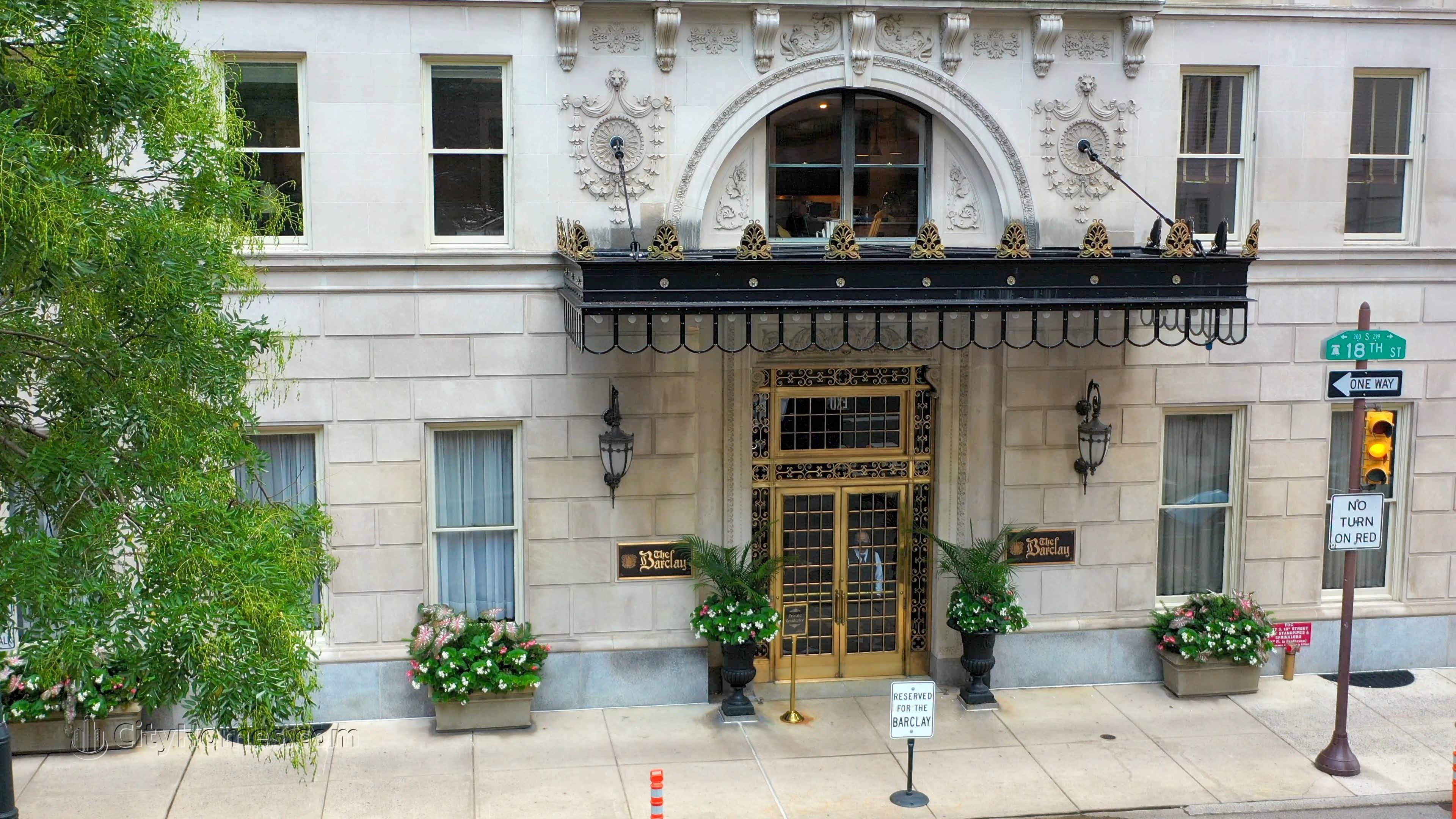 The Barclay建于 237 S 18th St, Rittenhouse Square, 费城, PA 19103