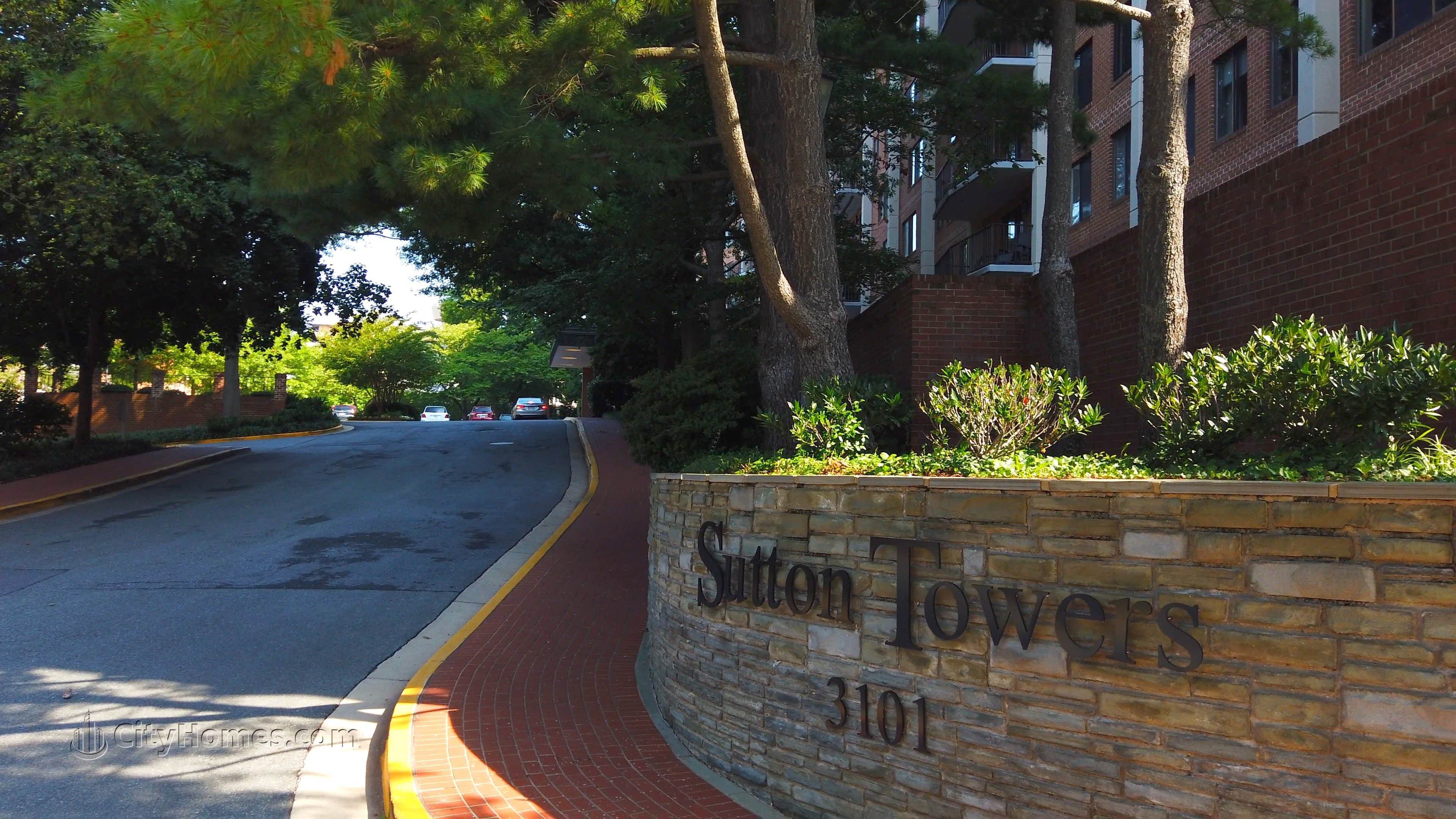 Sutton Towers здание в 3101 New Mexico Ave NW, Wesley Heights, Washington, DC 20016