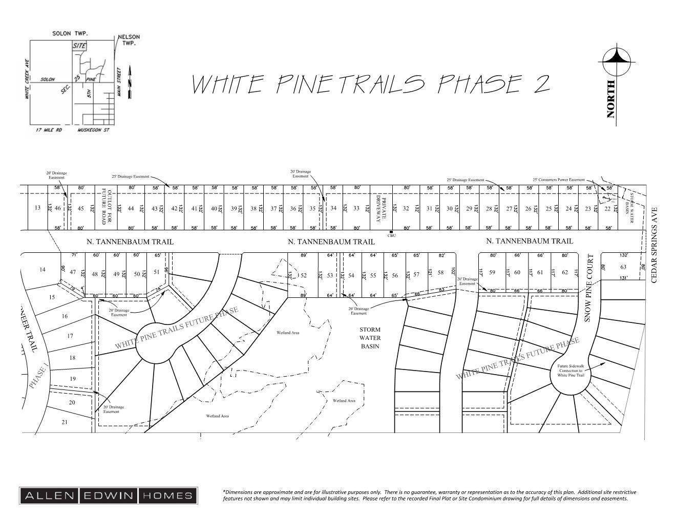 White Pine Trails xây dựng tại Pioneer Trail, Cedar Springs, MI 49319