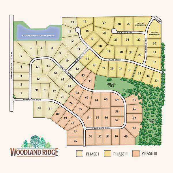 Woodland Ridge建於 Hickory Hill Drive & Forest Ridge Circle, Sussex, WI 53089