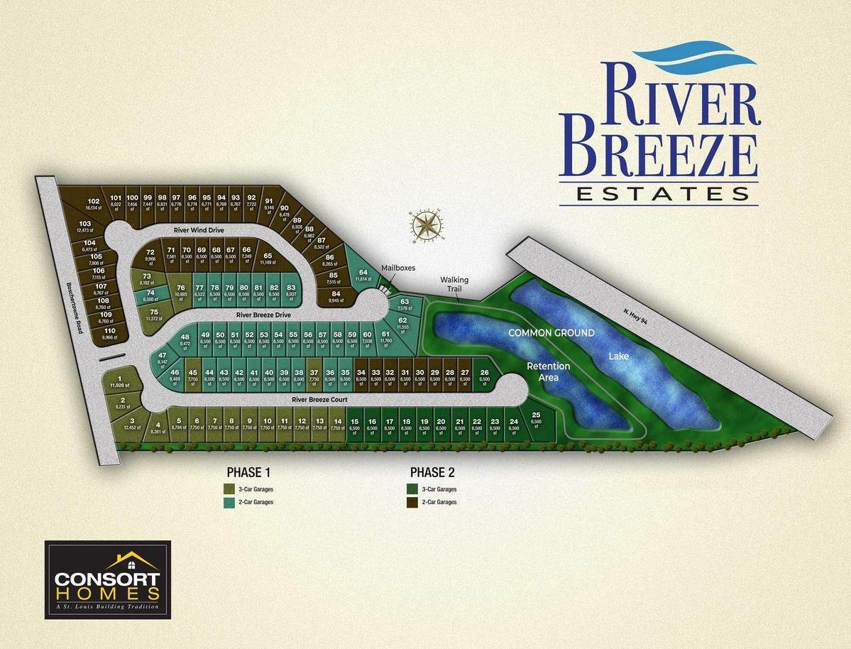 River Breeze xây dựng tại 97 River Wind Drive, St. Charles, MO 63301