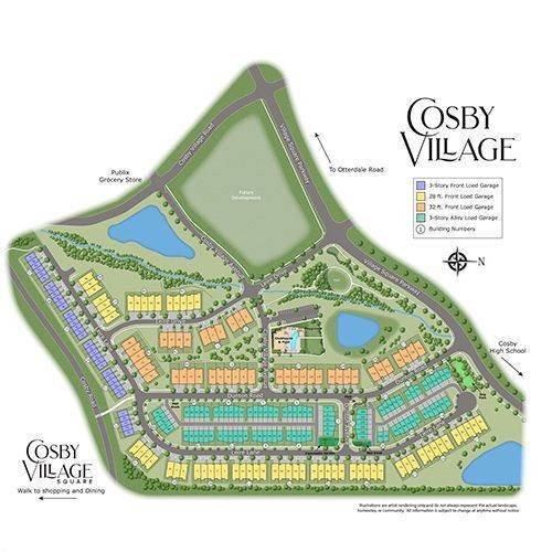 2. Cosby Village 2-Story Townhomes κτίριο σε 15220 Dunton Avenue, Chesterfield, VA 23832
