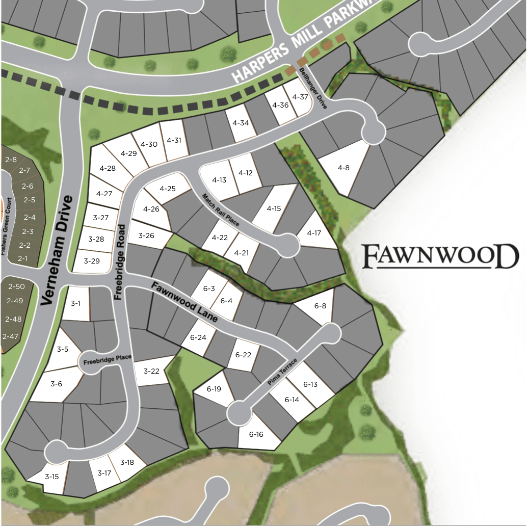 Harpers Mill - Fawnwood prédio em 1 Fawnwood Lane, Chesterfield, VA 23832