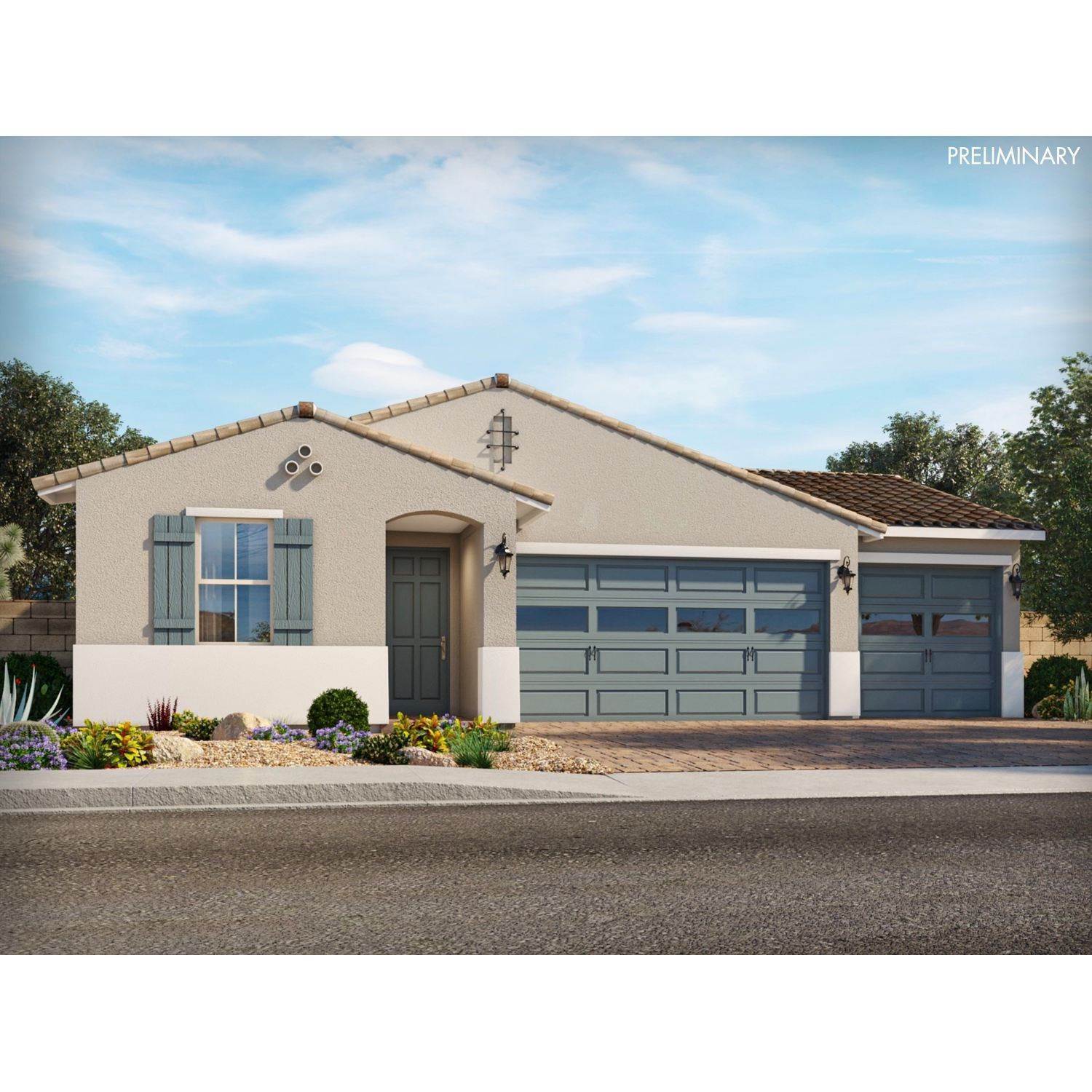 单亲家庭 为 销售 在 Coyote Ridge - Estate Series 22474 W Yavapai Street, 七叶树, AZ 85326
