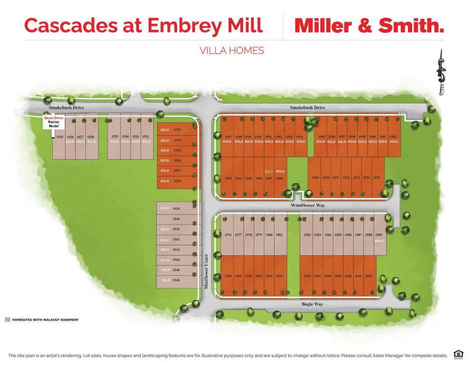 5. Cascades at Embrey Mill byggnad vid 247 Smokebush Dr., Ashburn, VA 20148