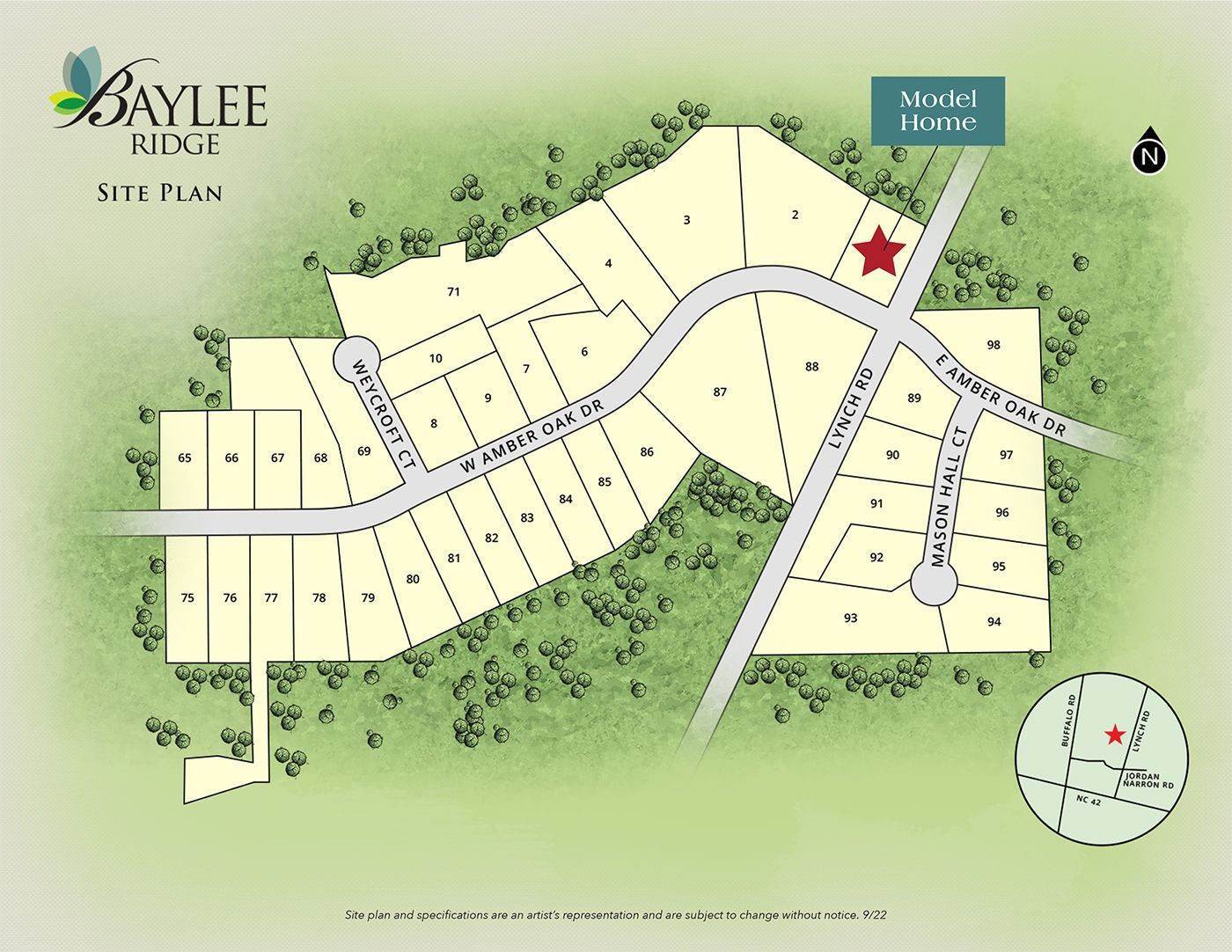 5. Baylee Ridge建於 20 W Amber Oak Drive, Selma, NC 27576