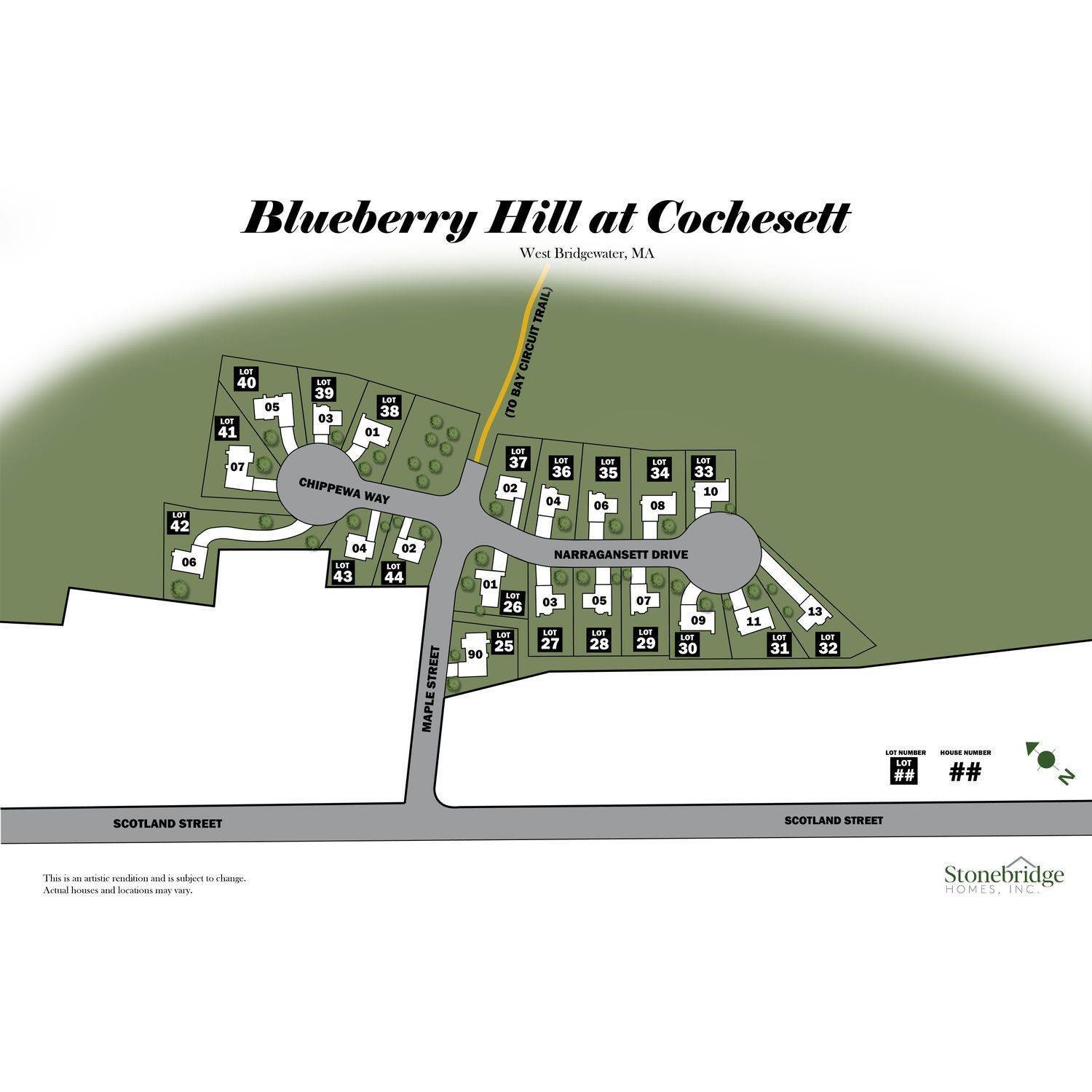 2. Cochesett Estates建于 16 Metacomet Road, West Bridgewater, MA 02379