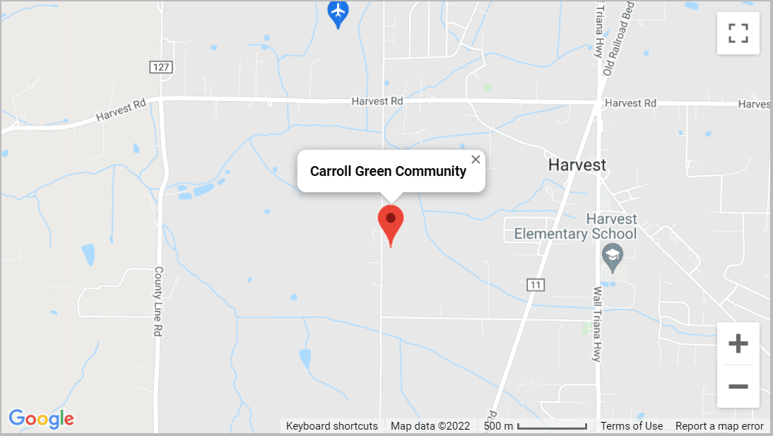 Carroll Green xây dựng tại 103 Harvest Moon Drive, Harvest, AL 35749