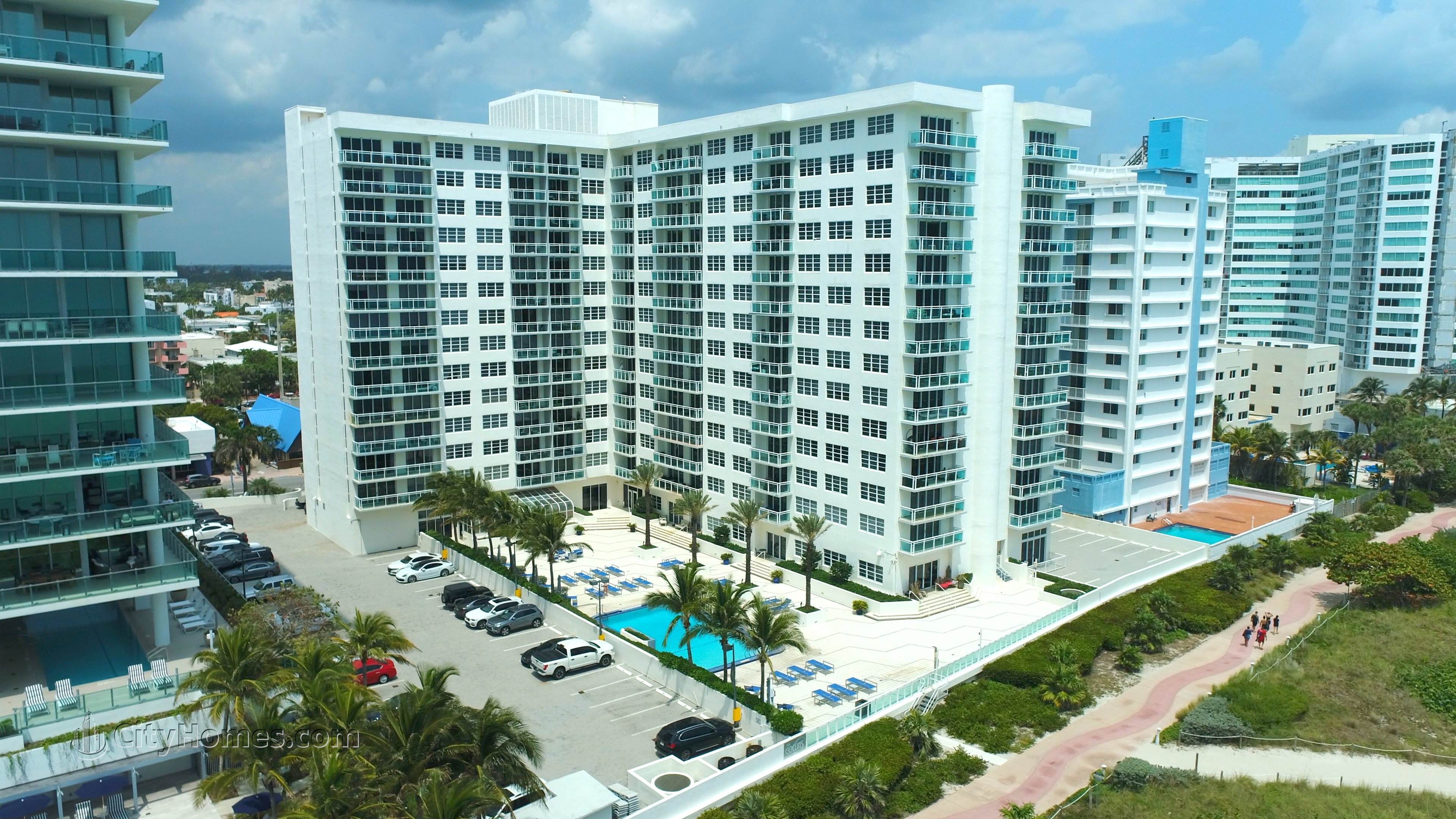 THE COLLINS gebouw op 6917 Collins Avenue, Atlantic Heights, Miami Beach, FL 33141