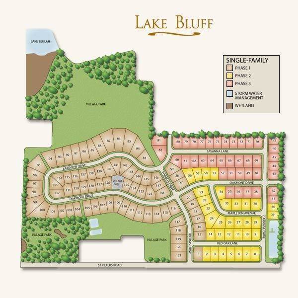 Lake Bluff gebouw op 2686 Red Oak Lane, East Troy, WI 53120