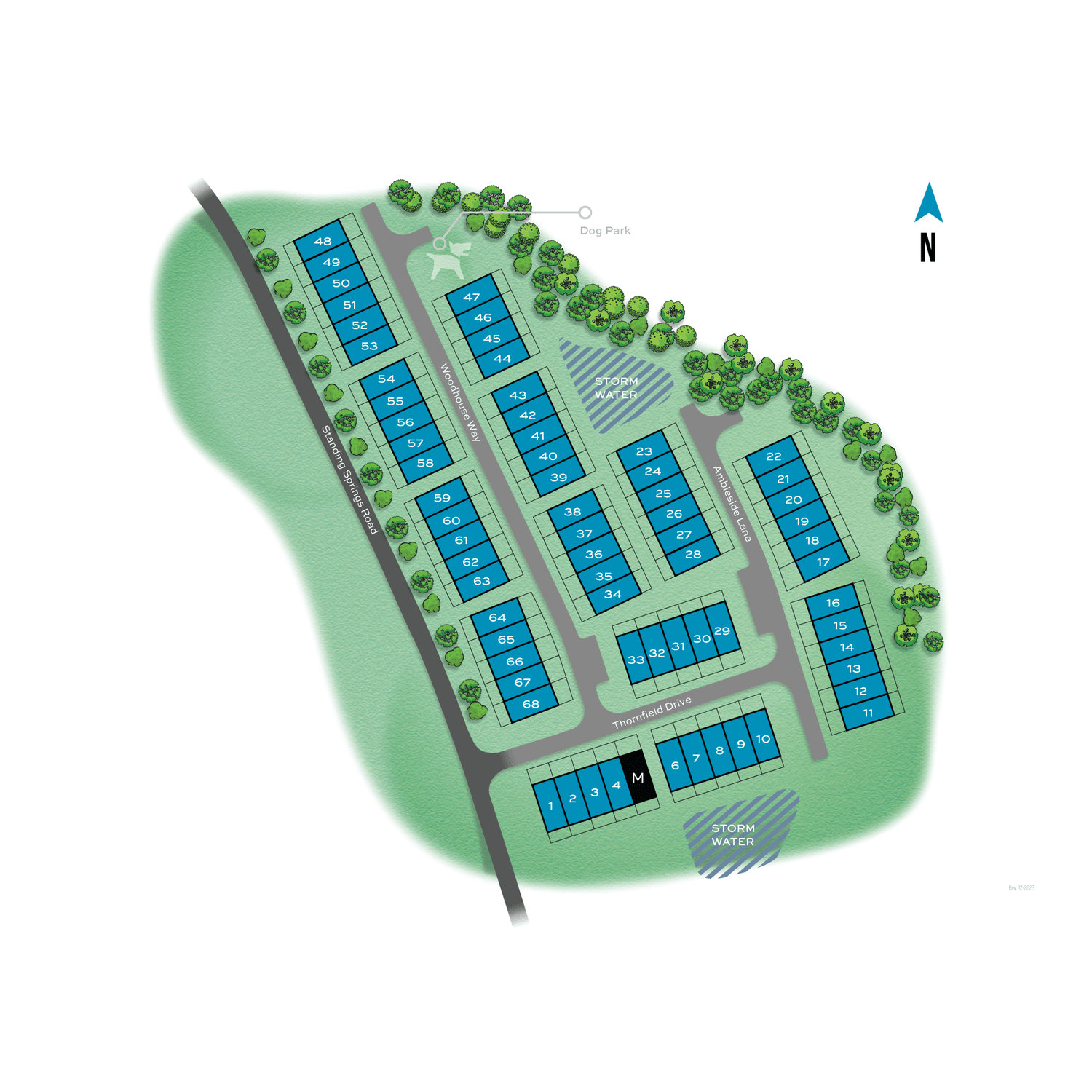 6. Camden Cottages建於 10 Thornfield Drive, Greenville, SC 29605