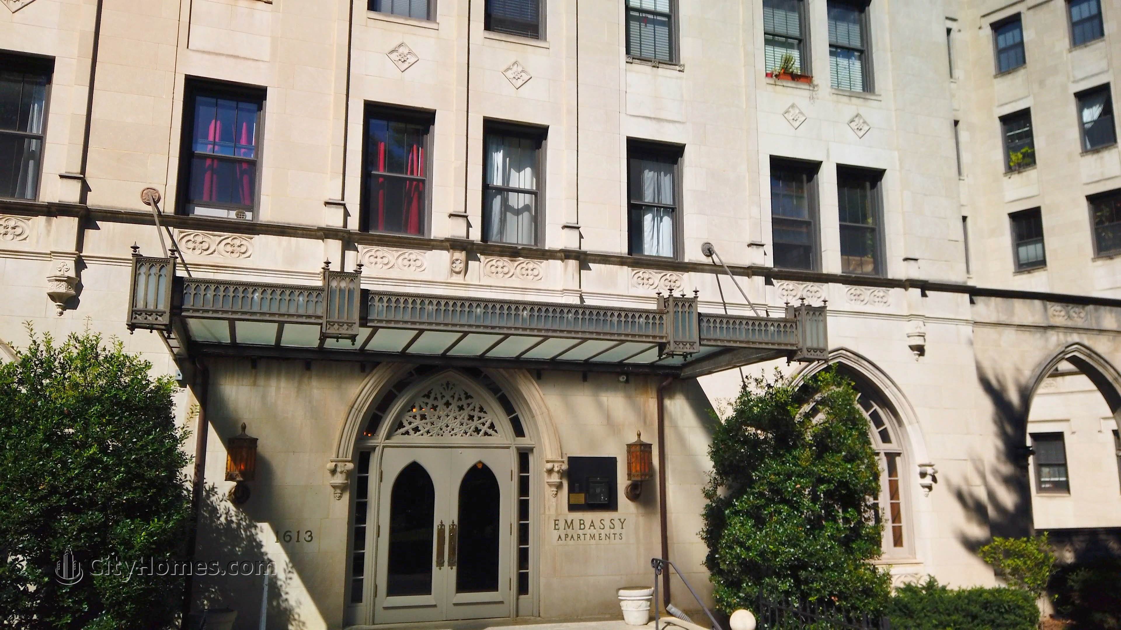 The Embassy building at 1613 Harvard St NW, Mount Pleasant, Washington, DC 20009